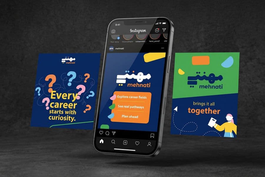 Mehnati Career Platform Social Media — Cover